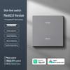 Smart Switch with AG Skin-feel Panel Connects To Mijia APP, Supports Xiao Ai Voice Control, Remote, and Touch Control.