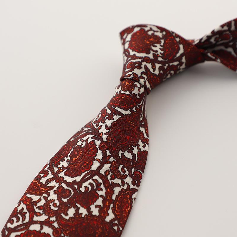 

New Product, Retro Imitation Silk 9Cm Hong Kong Style Wide Version Street Printing Casual Tie Men S And Women S Literary And Artistic Floral