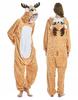 Kombinezon Jednoczęściowy Jeleń Dresowy Kostium Przebranie Piżama Kombinezon Kigurumi Jeleń