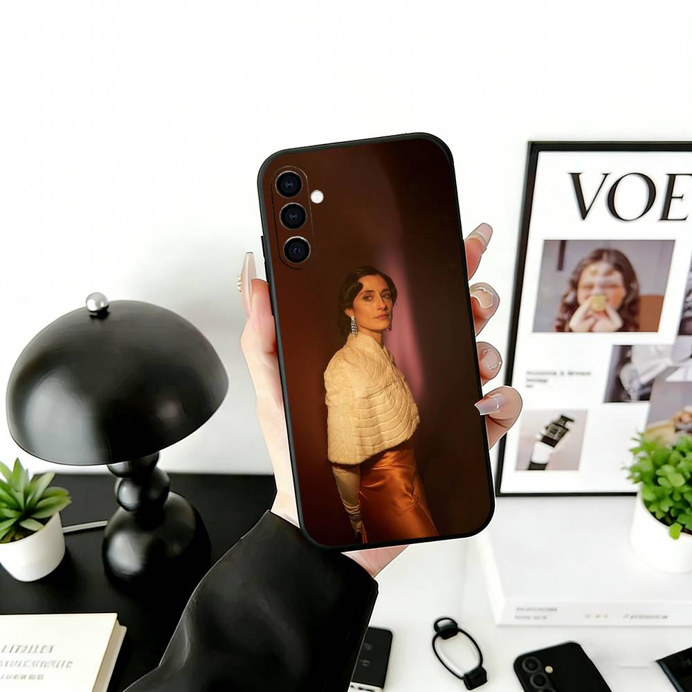 P-B-Lizzie Stark Phone Case Black Silicone Soft For Samsung Galaxy A73,A72,A71,A70,A53,A52,A51