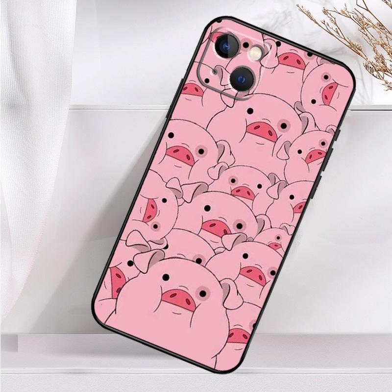 Cartoon Pig Shockproof Case For iPhone 17 16 Pro Max 11 14 15 Plus 12 13 Mini 16e 17 Air Phone Cover