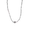 Heartbreak Sterling Silver Pearl Necklace - Women's Summer Light Luxury Niche Choker with Exquisite Millet Bead Clavicle Chain