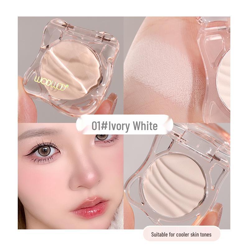 

WODWOD Matte 3D Highlighter Palette: Brightening & Contouring Translucent Natural Powder 2.8g слонова кістка/білий