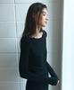 TOWAV Nest Cowl Neck Tee_Black