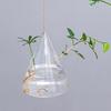 3 Pcs Hanging Glass Planter Clear Plant Propagation Stations Hydroponic Flower Vase for Indoor Home Office Living Room Decor