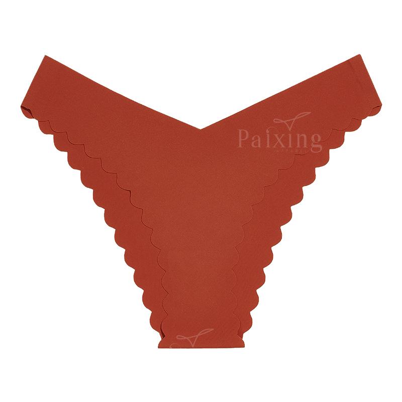 Air Mask Lightweight Ice Silk Seamless High-Elasticity Christmas Print Girls' Cool Triangle Panties