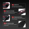 WSQK5 Leather Car Handbrake Cover Non-slip Brake Brake Protector Sleeve For BMW Performance M E87 E30 E46 E28 F35 G20 E93 F20 X3 X