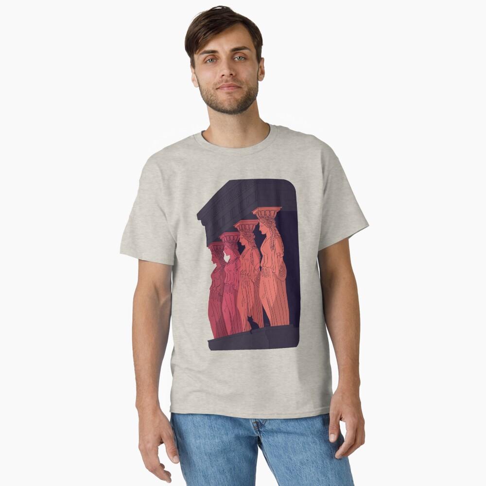 Caryatids At Dusk Casual Tshirt Mens and Womens Luxury Brand Tops M