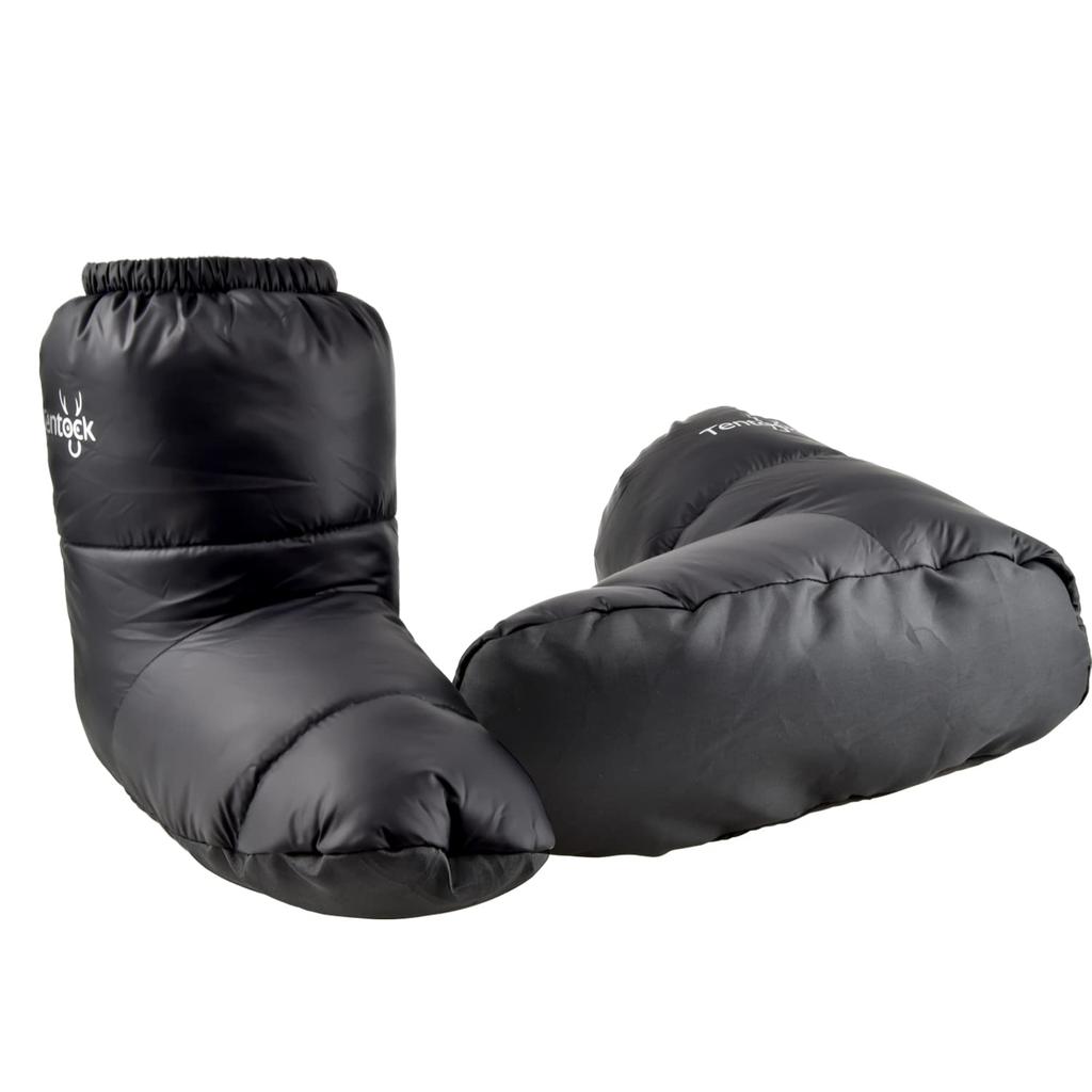 Tentock Down Shoes, Down Socks, Outdoor, Anti-Slip, Winter, Cold Protection, Down Plus, Unisex, Tent Shoes, Short, Sleeping, Feather Socks, Foot