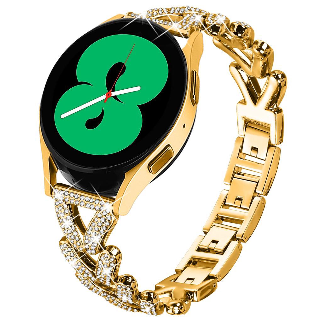 Zinc Alloy Twisted Watch Band Rhinestone Decor for Huami Amazfit GTS 2 mini Watch Strap