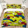 3pcs Goofy Pattern 1 Cover+2 Pillowcases, Pillow Inserts Not Included, Machine Washable, All-Season Use, Teen and Adult Rooms123