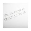 (Prata Fosco RR) Emblema Adesivo Letras Range Rover Logo 3D ABS Capô Dianteiro do Carro Para Range Rover Sport Evoque L322 L320 L406 P38 Acessórios