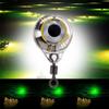 Señuelo LED con forma de ojo para atraer peces, luz de fondo subacuática, lámpara de destello, cuchara para pesca de lubina y calamar.