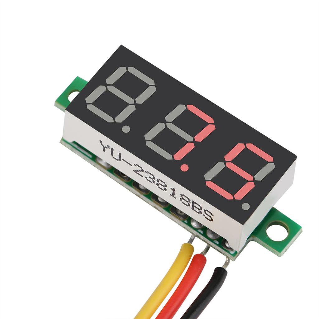 1pc Digital 0.28 LED Display Voltmeter DC Current Meter Panel 0 100V (Red)