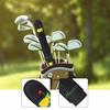 Alignment Golf Rod Headcover Practice Training Cover PU Leather Waterproof Club