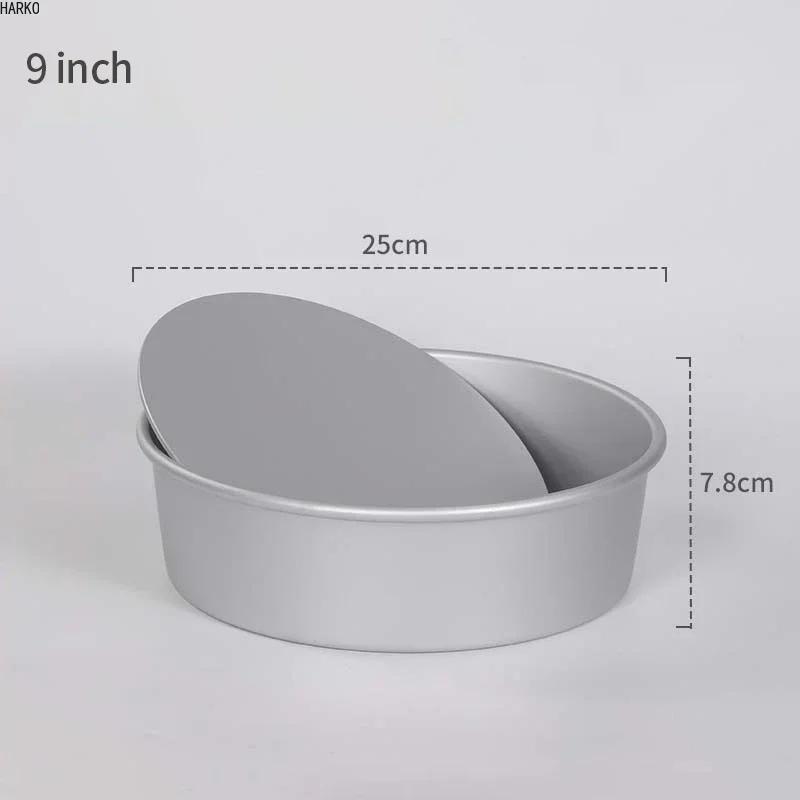 Kitchen Round Cake Mold Set Aluminum Alloy Cake Pan Set Non Stick Baking Pans 4/6/8 Inch Cakes Mould Removable Bottom Cocina