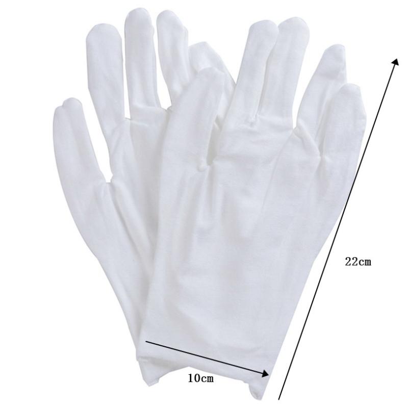White Work Gloves for Precision Etiquette Inspections and Effective Household Cleaning Tools