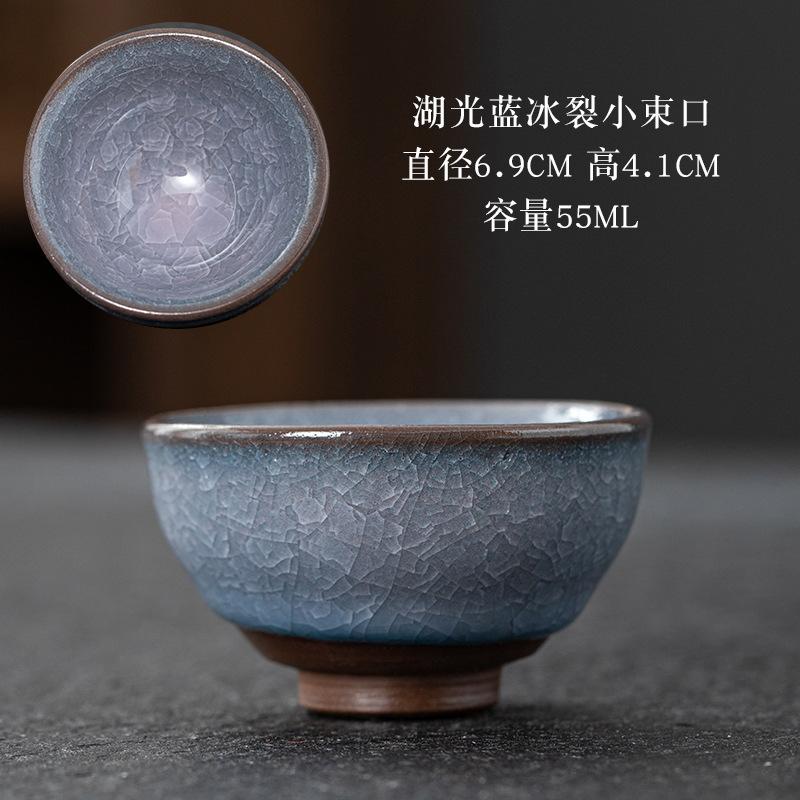 Jianyang Jian Zhan Fornace Ceramica Goccia d'Olio Minerale Originale Corpo in Ferro Tazza del Maestro Tazza da Tè Kung Fu Tazza da Degustazione Set da Tè Tazza da Tè