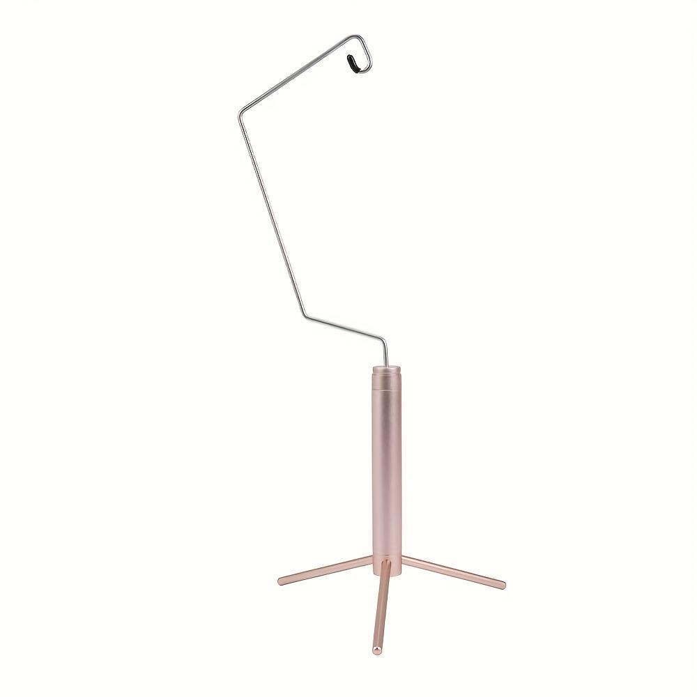 Portable Aluminum Alloy Tripod Lamp Stand - Adjustable Height, Three-Legged Base, Ideal for Outdoor Camping, Picnics, and Selfie Photography