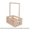 Baby Shower Crate Closet, Basket with Handle,Storage Box,Sturdy,Portable,Welcome Gift