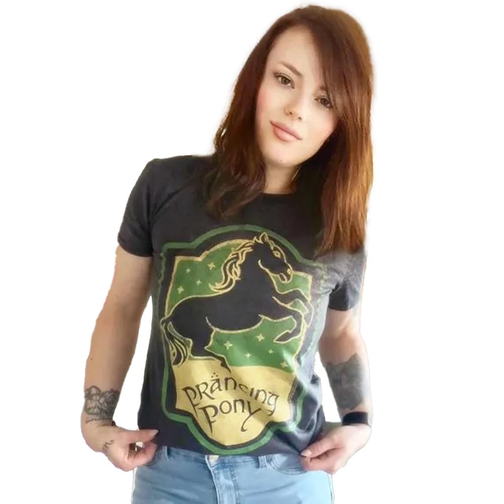 The Lord Of The Rings Unisex Adult Prancing Pony T-Shirt