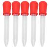 5Pcs Transfer Pipettes 5ml Silicone Material Easy Cleaning Making Disposable   Dropper