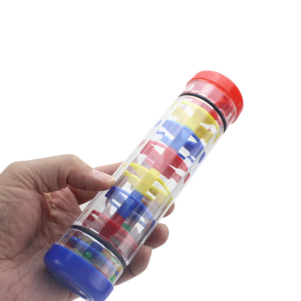 Rainmaker Regenstab Spielzeug Musikalische Früherziehung Regenstab Shaker Plastik Rasselröhre für Kindergarten 3