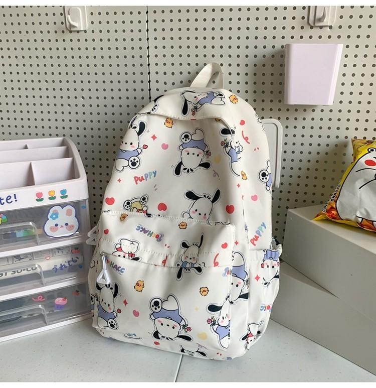 Stylish And Trendy Cartoon Print Large Capacity Backpack For School And Leisure Use
