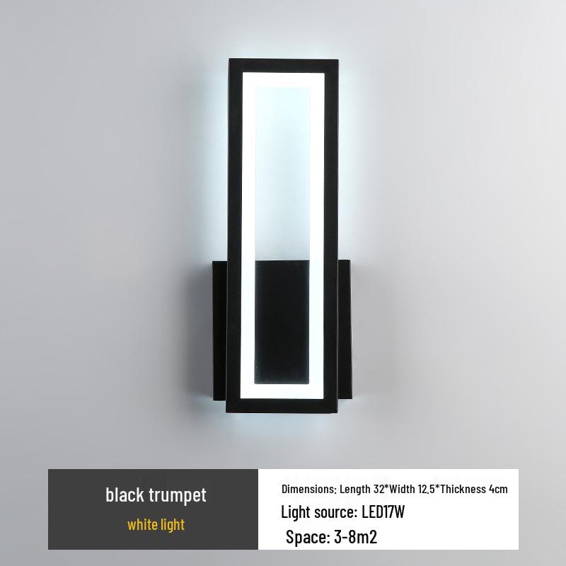 Modern LED Wall Lamp: Sleek Design for Bedroom, Living Room, and Hallway