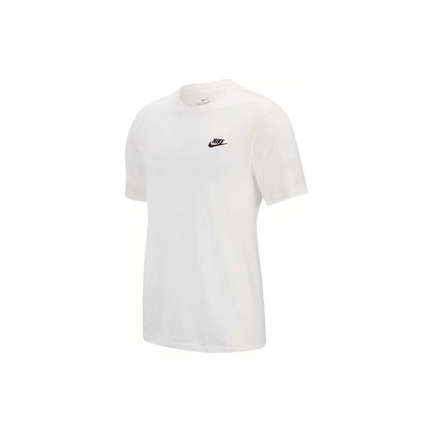 

New Nike Sportswear Club Men s Cotton Short Sleeve T Shirt White AR4997-101 XXXL
