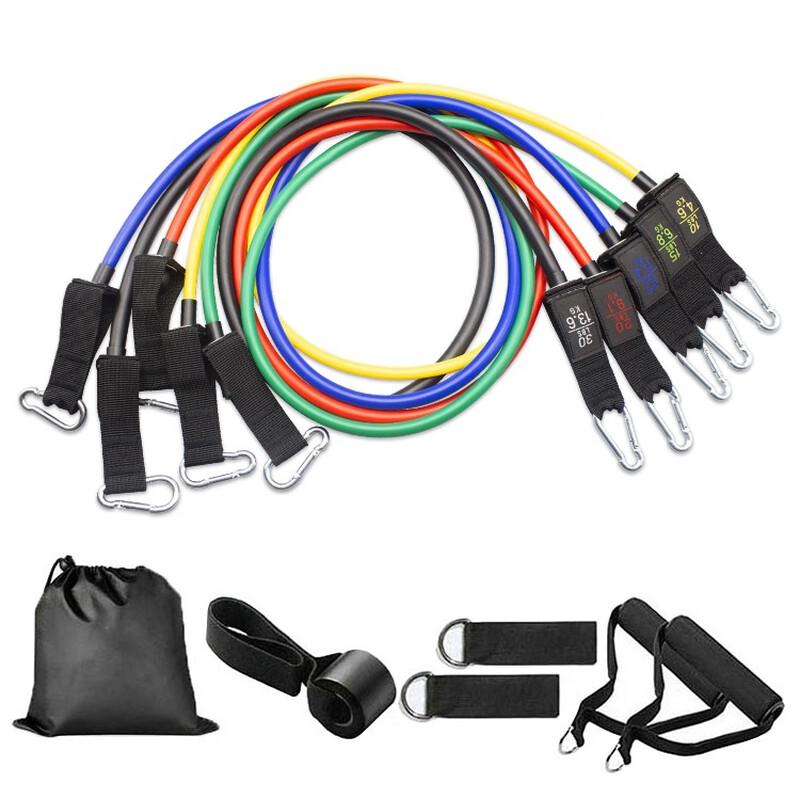 Long Chan Ling Pao 11-Piece TPE Resistance Band Set