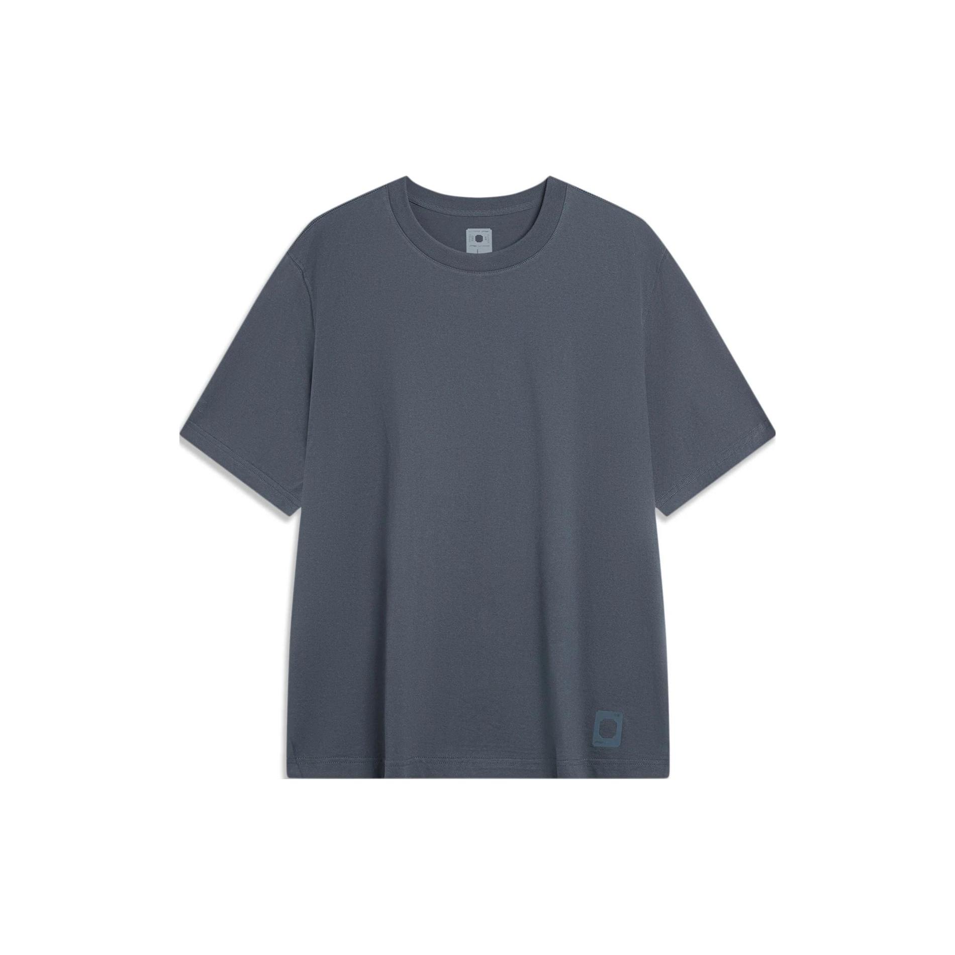 Спортивная модная коллекция Li Ning Футболка мужская Эбеновый черный AHST587-6 XXL