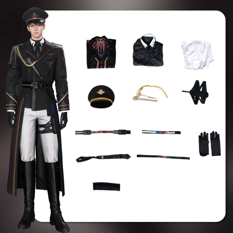 

Любовь и Глубокий космос Калеб Фар Костюм для косплея Воздушного маршала Подарок на Хэллоуин M