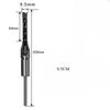 6.4/8/9.5/12.7mm HSS Square Hole Drill Bit Auger Bit Steel Mortising Drilling Craving Woodworking Tools