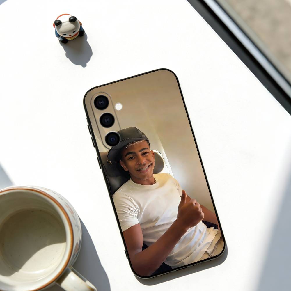 

Football 19 L-Lamines Phone Case For Samsung Galaxy A73,A72,A71,A70,A53,A52,A51,Soft Silicone Black Cover Samsung a70