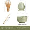 Japanese Ceramic Matcha Tea Set - Spout Bowl & Whisk (Chasen) for Perfect Matcha.