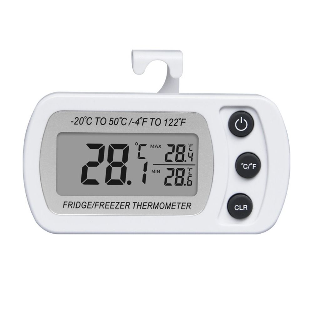 LCD Digital Screen Refrigerator Thermometer Waterproof Freezer Thermometer  Freezer Use