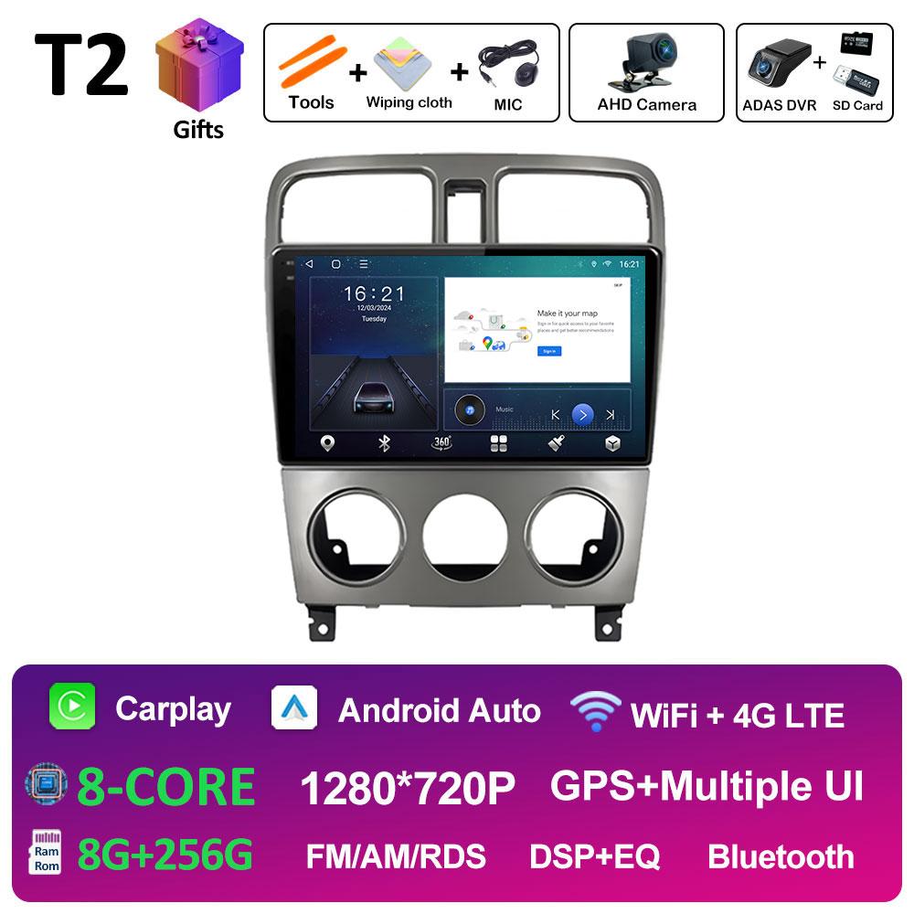 For Subaru Forester SG 2002 2001 2002 2003 - 2008 Wireless Carplay Android Auto Car Multimedia Video Player DSP Stereo Head Unit