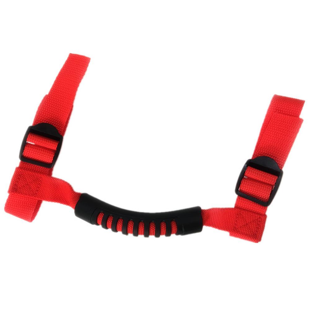 For CJ TJ JK JL 4x4WD Armrest Top Grab Handles Grip Bar Pulling Tab Roll Bar Mount 1pcs