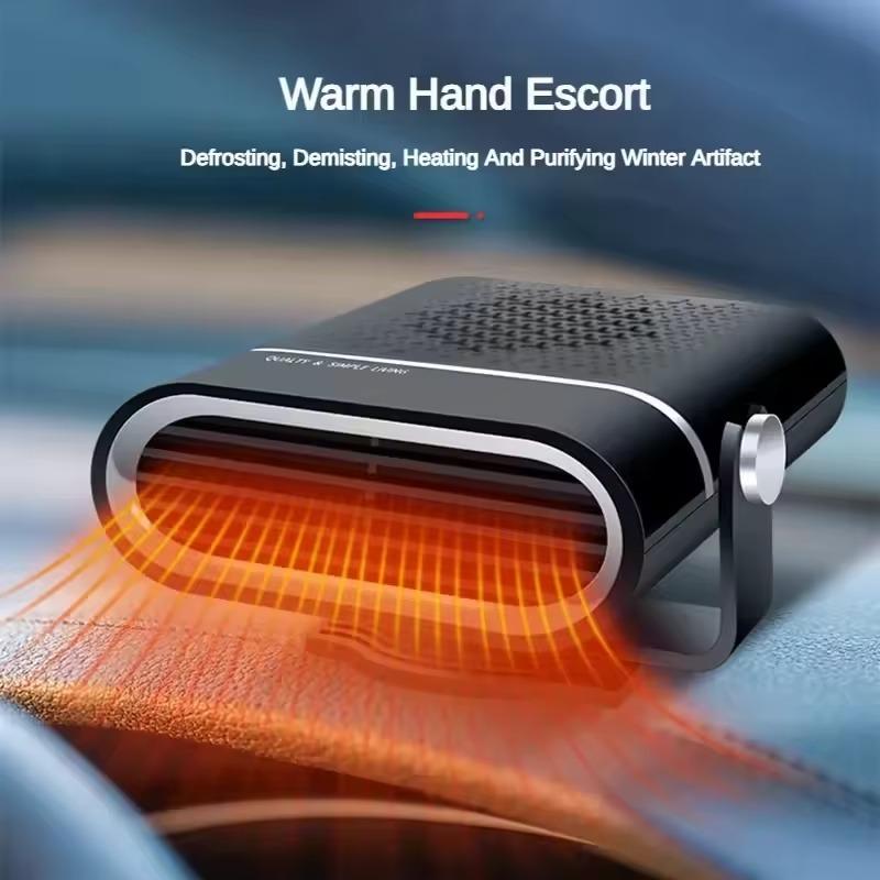 Tragbarer Autoheizlüfter 12V/24V 150W/260W Autoheizung Elektrische Kühlung Heizung Auto Windschutzscheibenentfroster Entnebler Entfroster