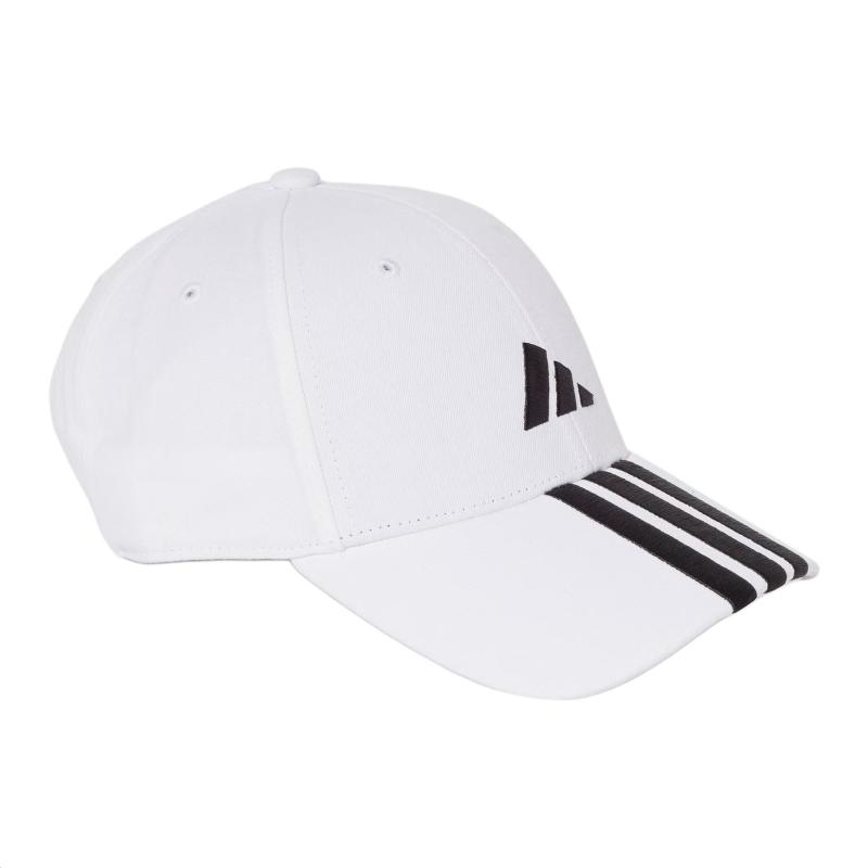 Adidas Cotton Baseball Caps Unisex White/Black Adidas JE5652