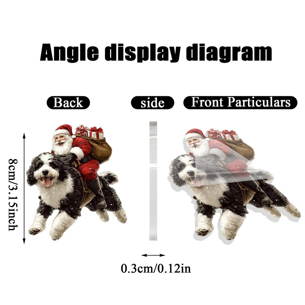 2D Christmas Ornaments, Acrylic Flat Christmas Tree, Home Decor, Christmas Tree Pendant