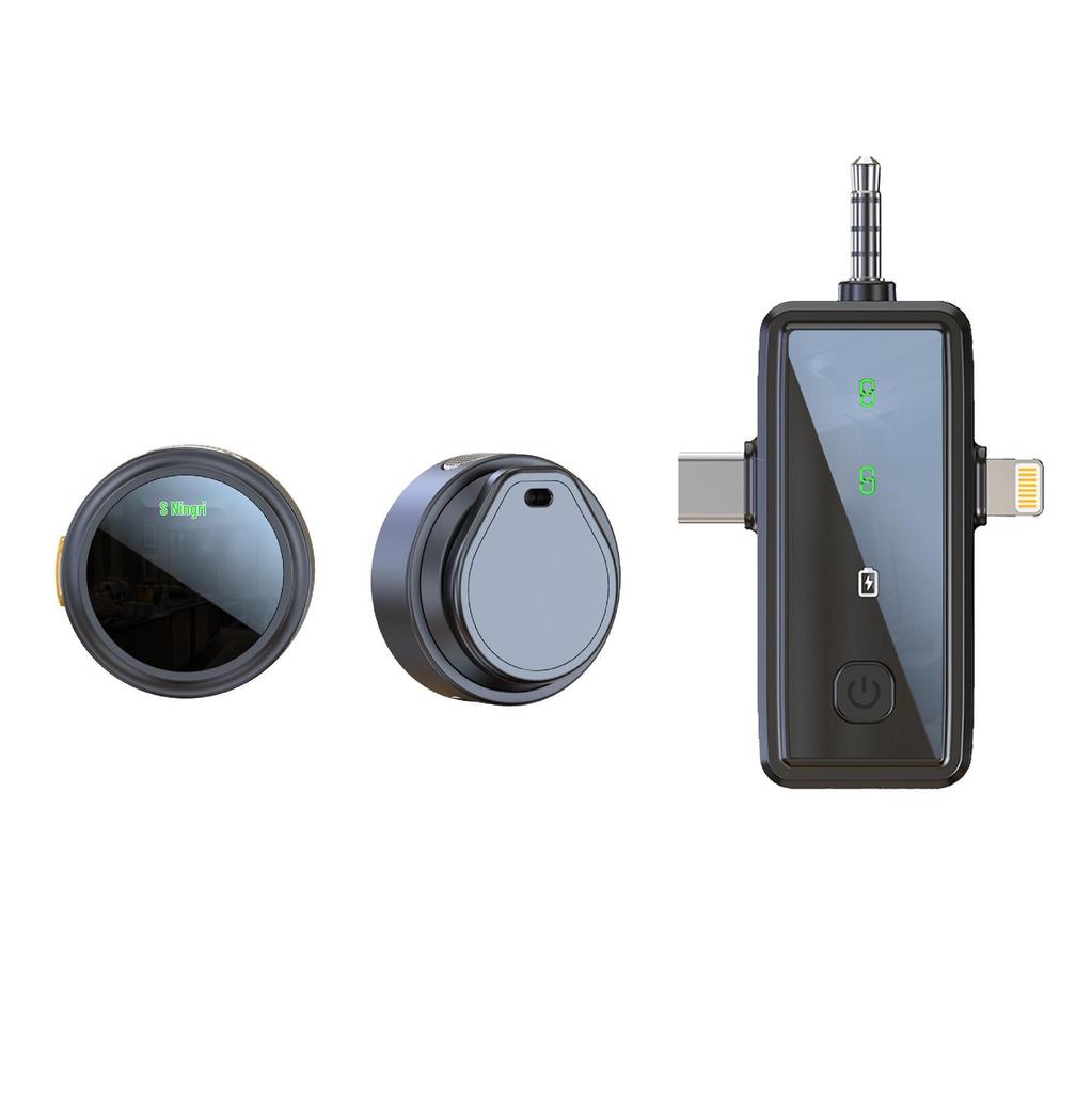 New J81 Lavalier Microphone: Smart Noise Reduction, Wireless J82 Three-in-One Mic