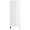 Sideboard High Gloss White 34.5 x 32.5 x 90 cm Engineered Wood