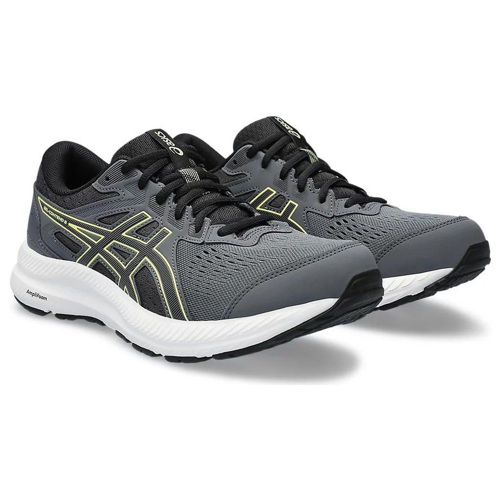 Asics Gel-Contend 8 Comfortable Shock Absorbing Durable Low Top Running Shoes Men sneaker Black Gray 1011B492-026