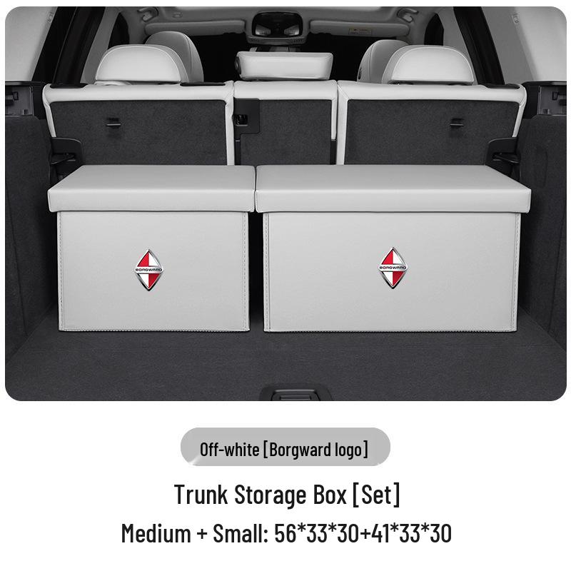 Compatible Trunk Storage Box for Borgward BX Series: BX7, BX5, BXi7, BX6, BX3, i5; Foldable Car Storage Solution