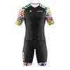 Trisuit MEN'S Short Sleeve Skinsuit World Triathlon Clothes Swimming Cycling Running Skating Colorful Apparel Summer Breathable Cycling Suit Set 2026