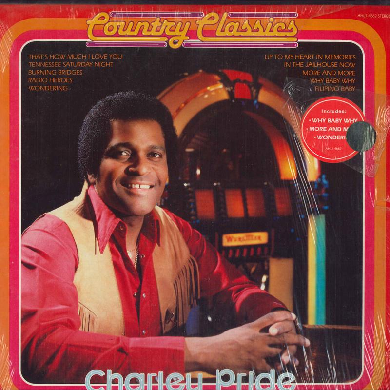 

LP Record CHARLEY PRIDE - Country Classics AHL14662 RCA 1983 US Country Used