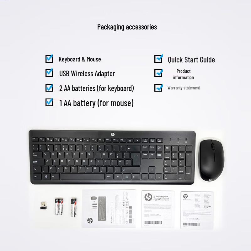 HP 235 Wireless Keyboard and Mouse Combo