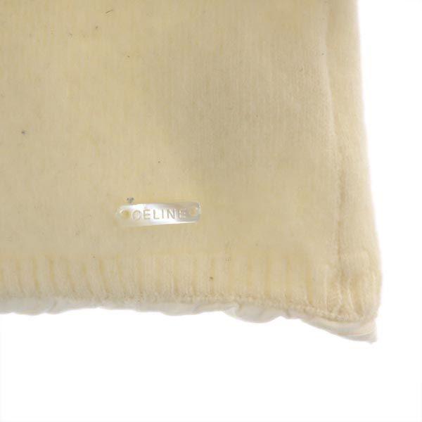 Celine Wool Long Sleeve Knit Cardigan 90 Ivory Kid's Used